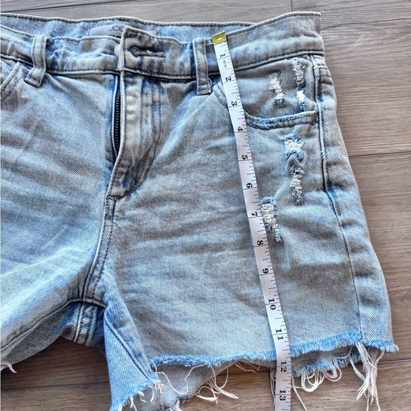Joe's Jeans Light Blue Frayed Denim Shorts - Picture 7 of 7